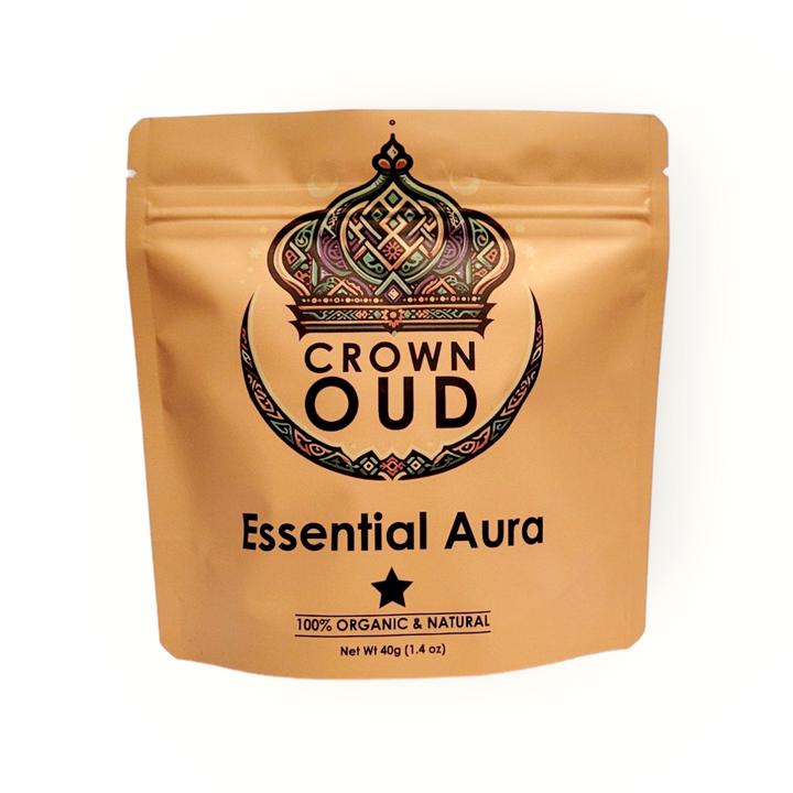 Essential Aroma, Low Resin Oud, Woodier Scent - 40g Agarwood Bakhoor